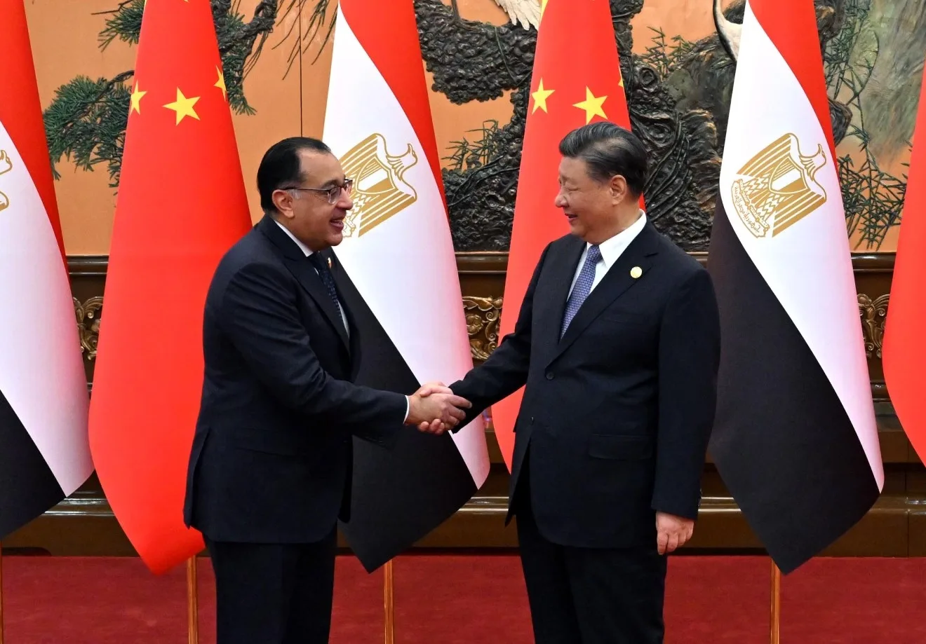 Prime Minister Madbouly meeting President Xi Jinping